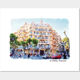 La Pedrera Barcelona Posters and Art